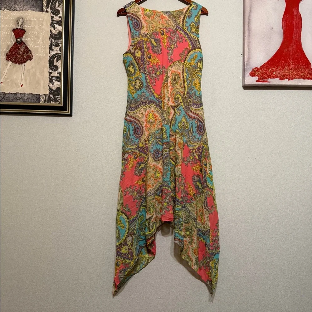 Robbie Bee Multicolor Asymmetrical Dress - Picture 3 of 5